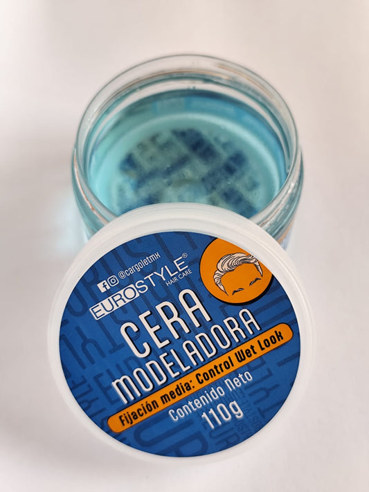 Cera Modeladora Cargolet Eurostyle 110g Fijación media: Control Wet Look