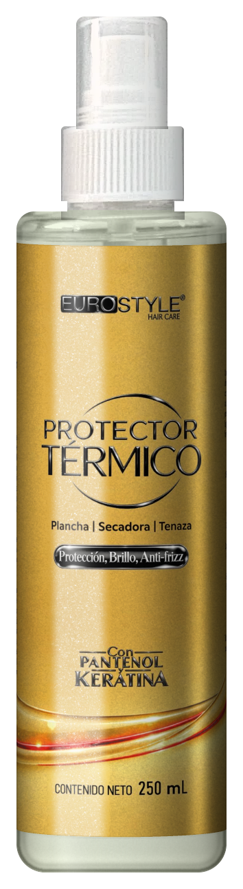 Protector térmico Eurostyle con pantenol y keratina, 250 mL