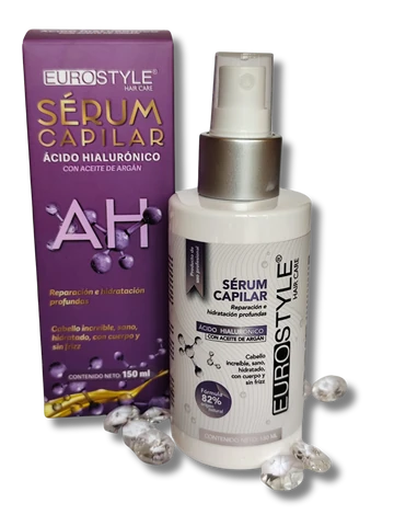 Sérum Capilar AH Eurostyle de 150 mL, botella y caja originales