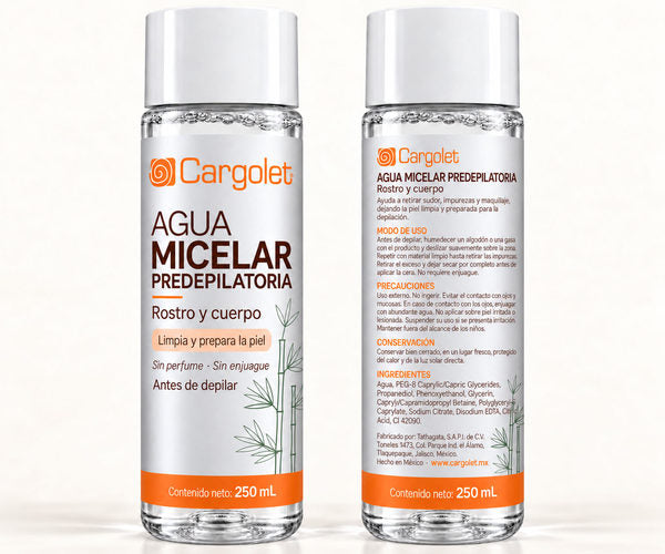 Agua Micelar Predepilatoria