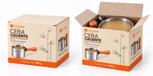 Cera Caliente en pocillo